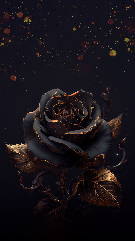 Red Rose Dark Flower Nature iPhone Wallpapers Free Download